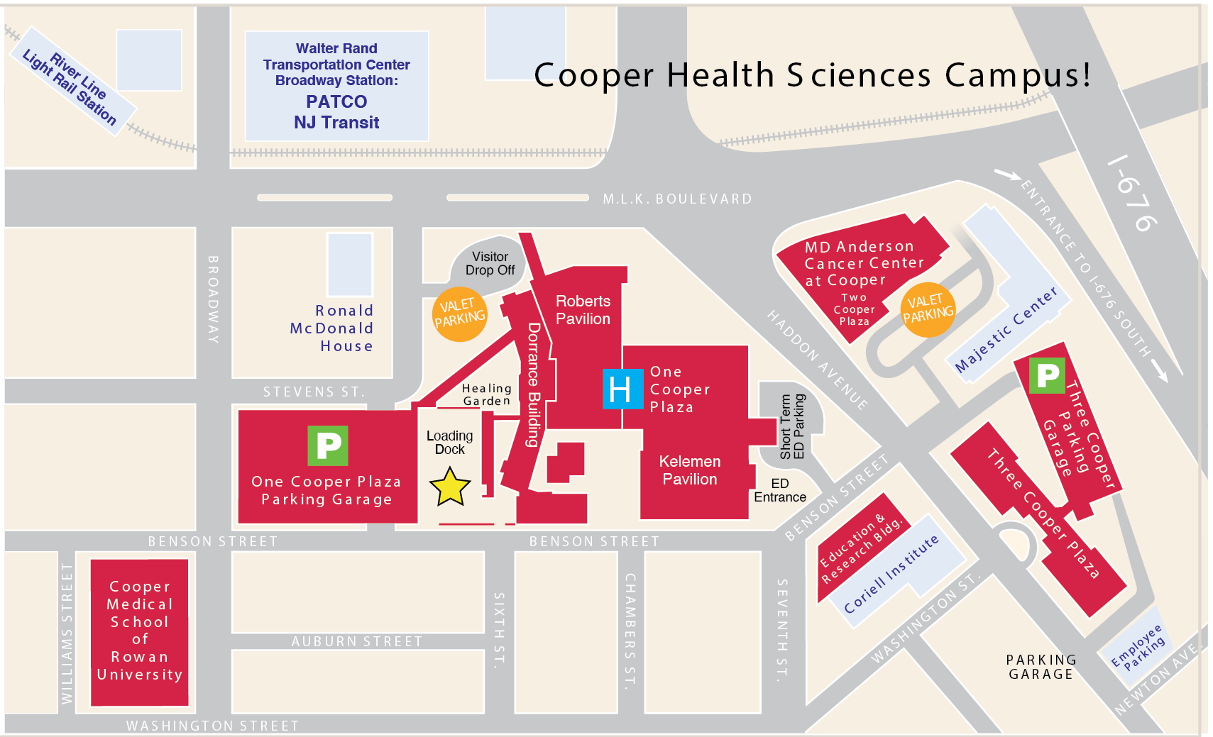 Cooper Campus Map