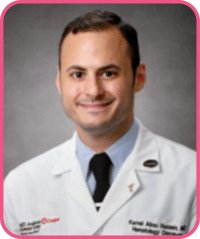 Kamel Abou Hussein is Co-Director of the Janet Knowles Breast Cancer Center, Director of Breast Cancer Clinical Trials for MD Anderson Cancer Center at Cooper University Health Care, and Assistant Professor of Medicine at Cooper Medical School of Rowan University