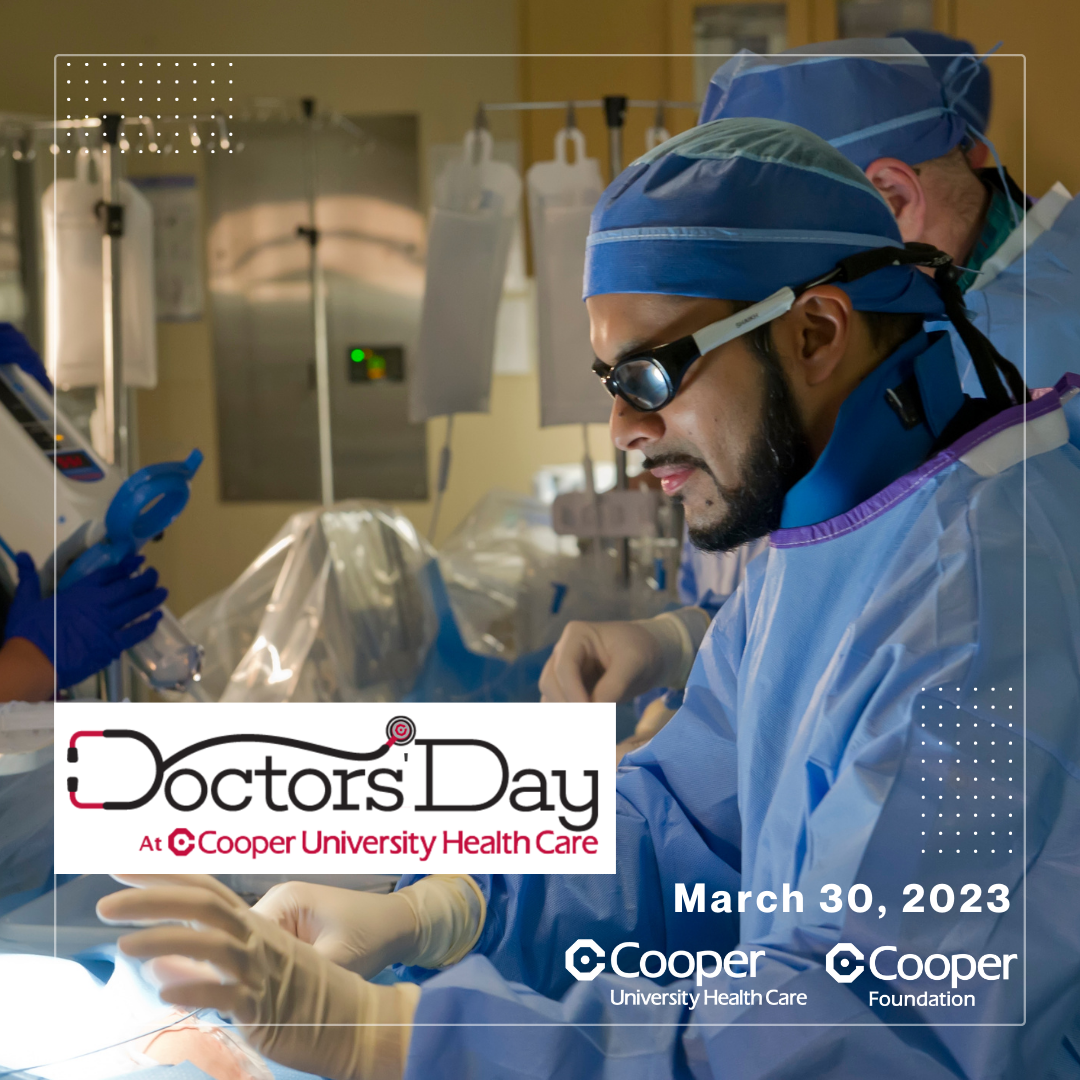 Dr. Hazma Shaikh is one of nearly 900 physicians we are celebrating for National Doctors' Day 2023 on March 30. The Cooper Foundation and Cooper University Healthcare are celebrating all month!