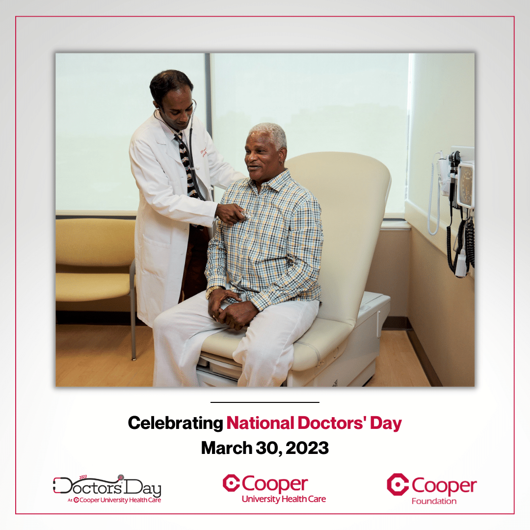Show your appreciation to Dr. Solomon Dawson and the great physicians at Cooper University Health Care by donating to The Cooper Foundation for National Doctors' Day.